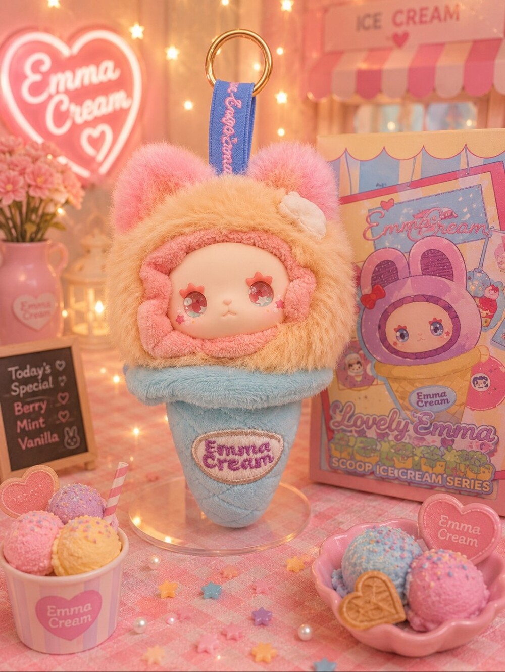 Lovely Emma Scoop Ice Cream Pendant Series
